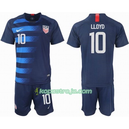 Billiga Fotbollströjor USA LLOYD 10 Barn Borta tröja 2018/19 Kortärmad